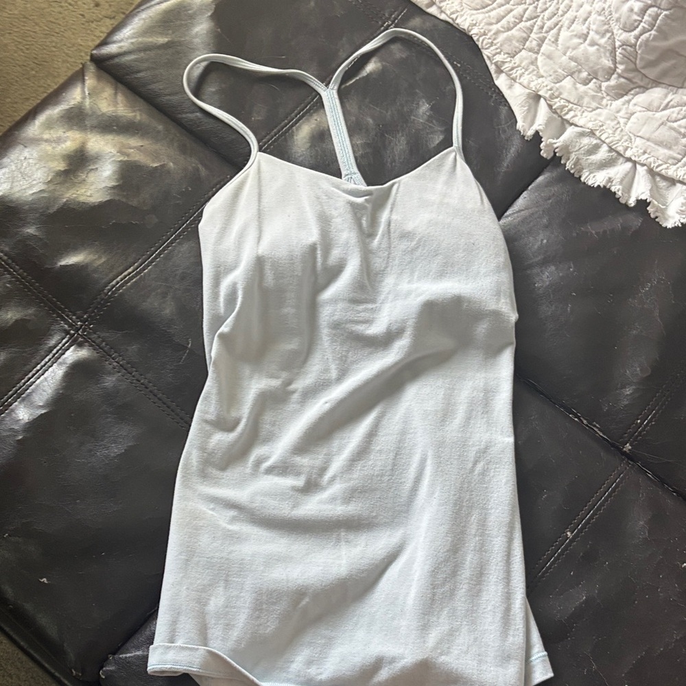 lululemon athletica Light Blue Tank Top